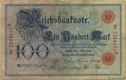 100 Mark GERMANY  1898 P.020a