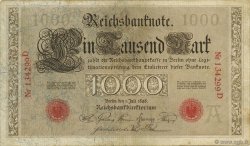 1000 Mark GERMANY  1898 P.021 VF