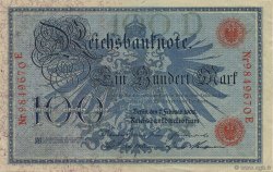 100 Mark GERMANY  1908 P.033a XF