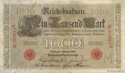 1000 Mark GERMANY  1908 P.036 XF