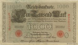 1000 Mark ALLEMAGNE  1910 P.044b SUP