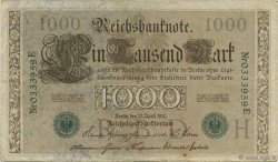 1000 Mark GERMANIA  1910 P.045b BB