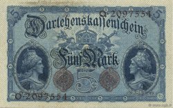 5 Mark GERMANIA  1914 P.047b q.SPL