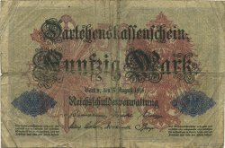 50 Mark GERMANIA  1914 P.049b B
