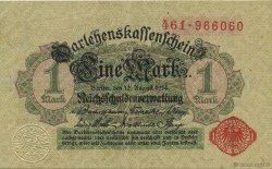 1 Mark GERMANY  1914 P.051 XF+