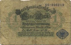 1 Mark GERMANY  1914 P.052 G