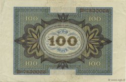 100 Mark DEUTSCHLAND  1920 P.069a VZ
