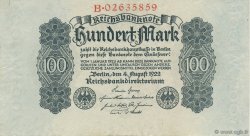 100 Mark GERMANY  1922 P.075 XF