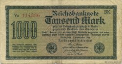 1000 Mark GERMANY  1922 P.076c