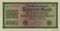 1000 Mark GERMANY  1922 P.076g