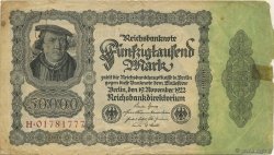 50000 Mark GERMANIA  1922 P.079 q.MB