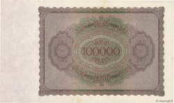 100000 Mark DEUTSCHLAND  1923 P.083 fST+