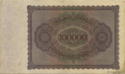 100000 Mark DEUTSCHLAND  1923 P.083b fVZ