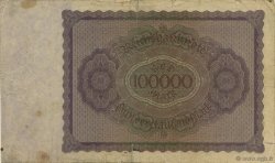 100000 Mark DEUTSCHLAND  1923 P.083 SS