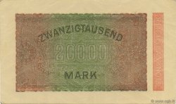 20000 Mark DEUTSCHLAND  1923 P.085b fST