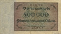 500000 Mark GERMANIA  1923 P.088a q.BB
