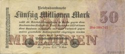 50 Millions Mark GERMANIA  1923 P.098b var BB