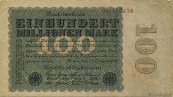 100 Millions Mark GERMANY  1923 P.107a