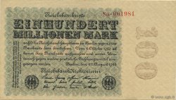 100 Millions Mark GERMANIA  1923 P.107c q.AU