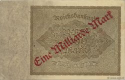 1 Milliard Mark GERMANY  1923 P.113a AU