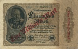 1 Milliard Mark GERMANY  1923 P.113a VF