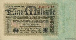 1 Milliard Mark GERMANIA  1923 P.114 BB