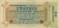 50 Milliards Mark GERMANIA  1923 P.120a q.SPL