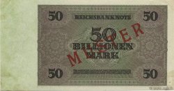 50 Billions Mark Spécimen DEUTSCHLAND  1924 P.139s VZ+