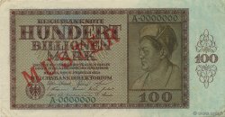 100 Billions Mark Spécimen GERMANIA  1924 P.140s SPL+