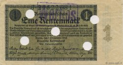 1 Rentenmark Annulé GERMANY  1923 P.161s XF