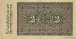 2 Rentenmark GERMANIA  1923 P.162 SPL+