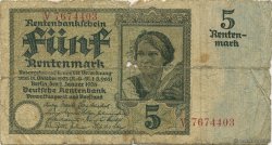 5 Rentenmark GERMANY  1926 P.169 G