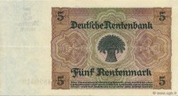 5 Rentenmark ALLEMAGNE  1926 P.169 SUP