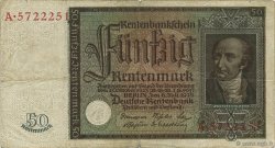 50 Rentenmark GERMANY  1934 P.172