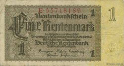 1 Rentenmark ALEMANIA  1937 P.173b BC