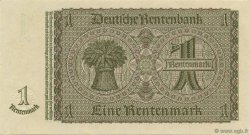 1 Rentenmark GERMANIA  1937 P.173b q.FDC