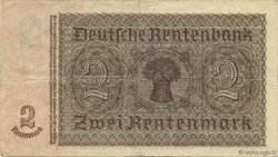2 Rentenmark DEUTSCHLAND  1937 P.174b SS