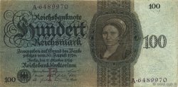 100 Reichsmark GERMANY  1924 P.178 VF