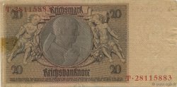 20 Reichsmark DEUTSCHLAND  1929 P.181a S