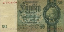 50 Reichsmark ALEMANIA  1933 P.182a MBC