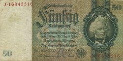 50 Reichsmark ALLEMAGNE  1933 P.182a