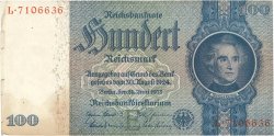 100 Reichsmark DEUTSCHLAND  1935 P.183a fSS