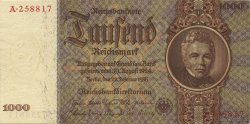 1000 Reichsmark GERMANY  1936 P.184 XF+