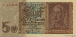5 Reichsmark DEUTSCHLAND  1942 P.186a VZ
