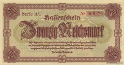 20 Reichsmark ALEMANIA  1945 P.187 FDC