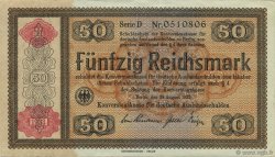 50 Reichsmark GERMANY  1934 P.211 XF