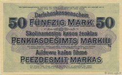 50 Mark GERMANIA Kowno 1918 P.R132 SPL