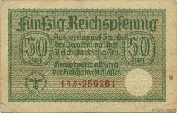 50 Reichspfennig GERMANY  1940 P.R135 VF