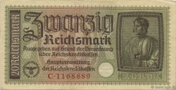 20 Reichsmark DEUTSCHLAND  1940 P.R139 VZ
