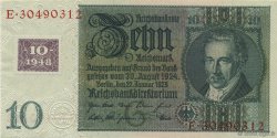 10 Deutsche Mark DEUTSCHE DEMOKRATISCHE REPUBLIK  1948 P.04a fST+